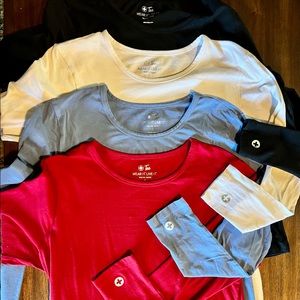 WHITE CROSS Long Sleeve Underscrub